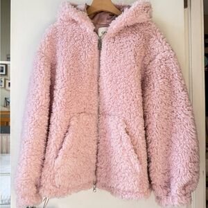 Cozy Pink Teddy Jacket